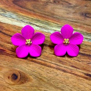 COPY - Color Coated Flower Earring